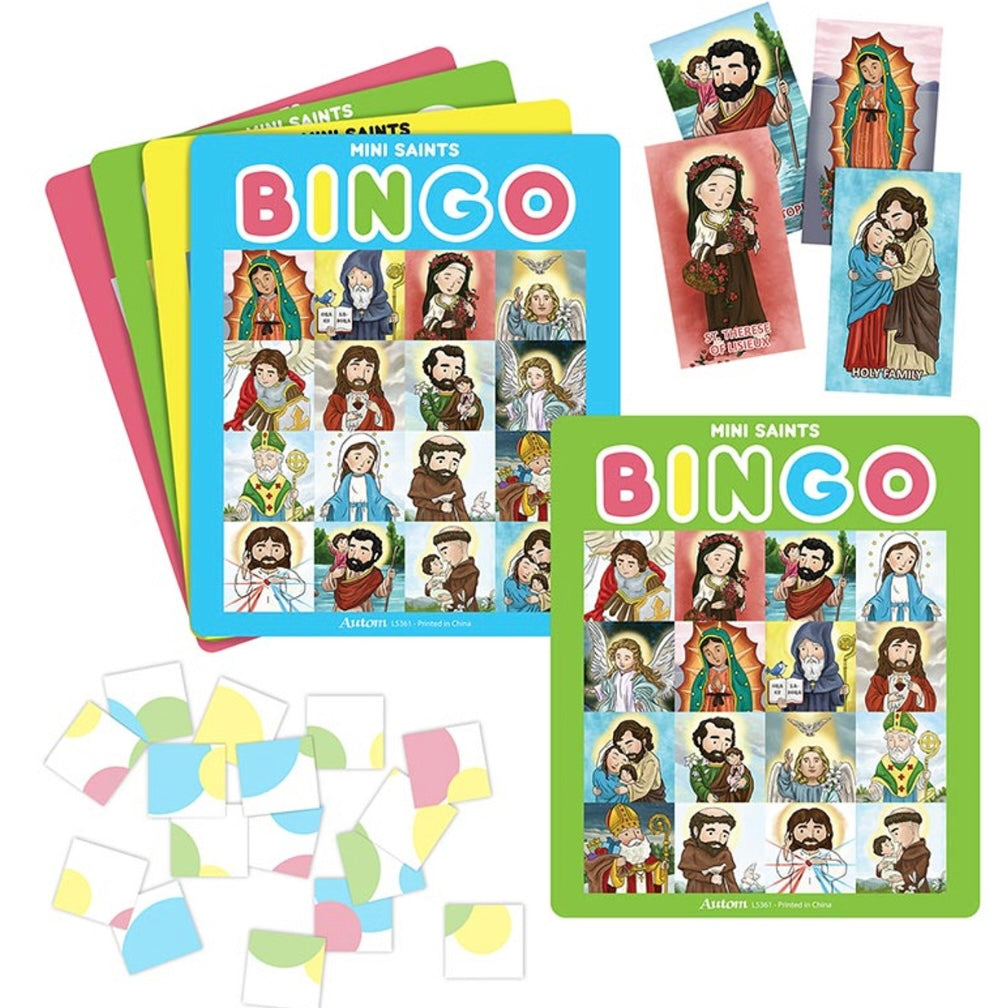 Mini Saints Bingo Game Set