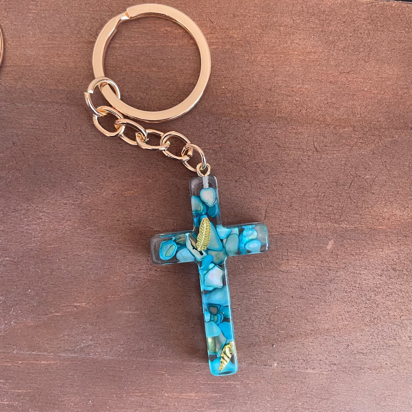 Acrylic Cross Keyrings