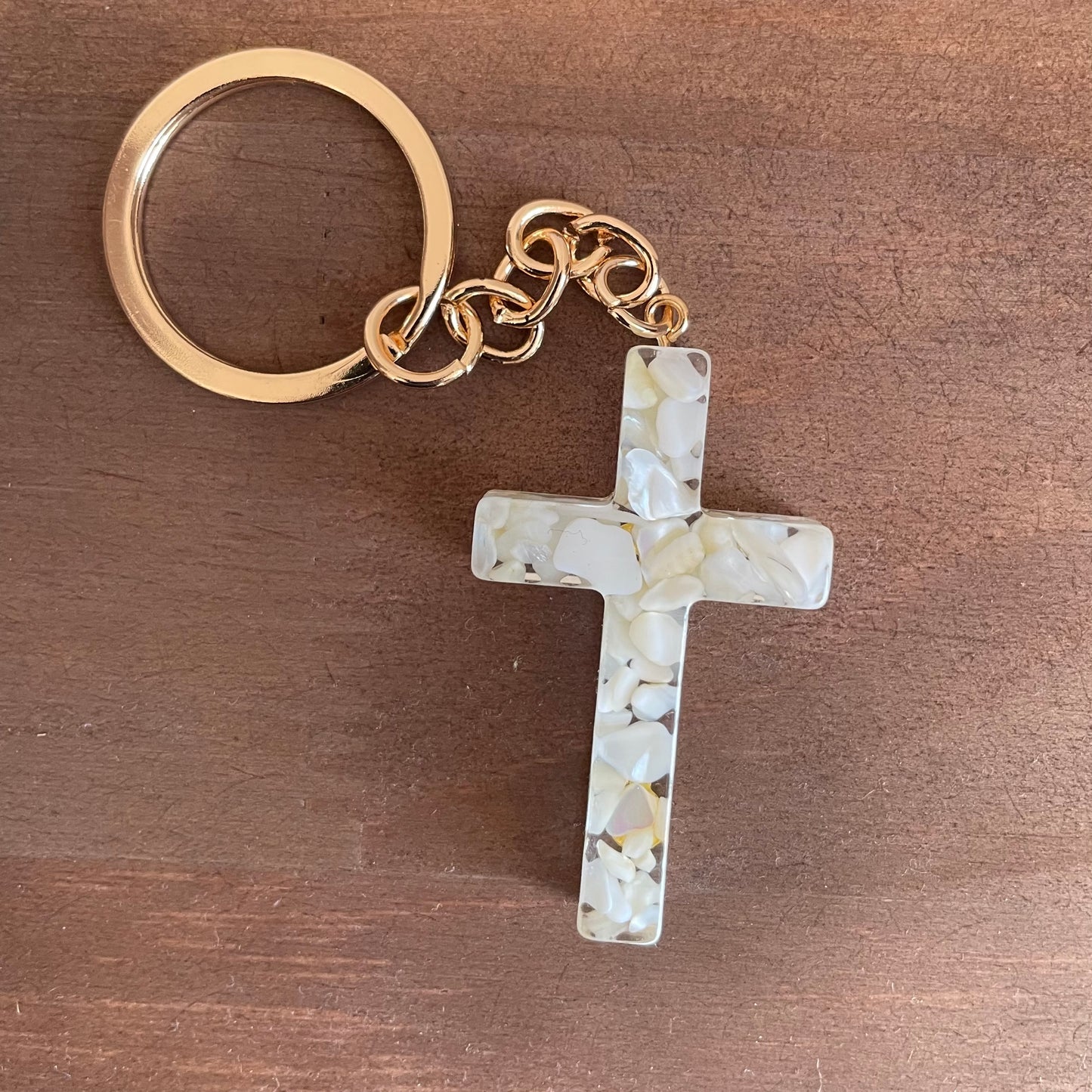 Acrylic Cross Keyrings