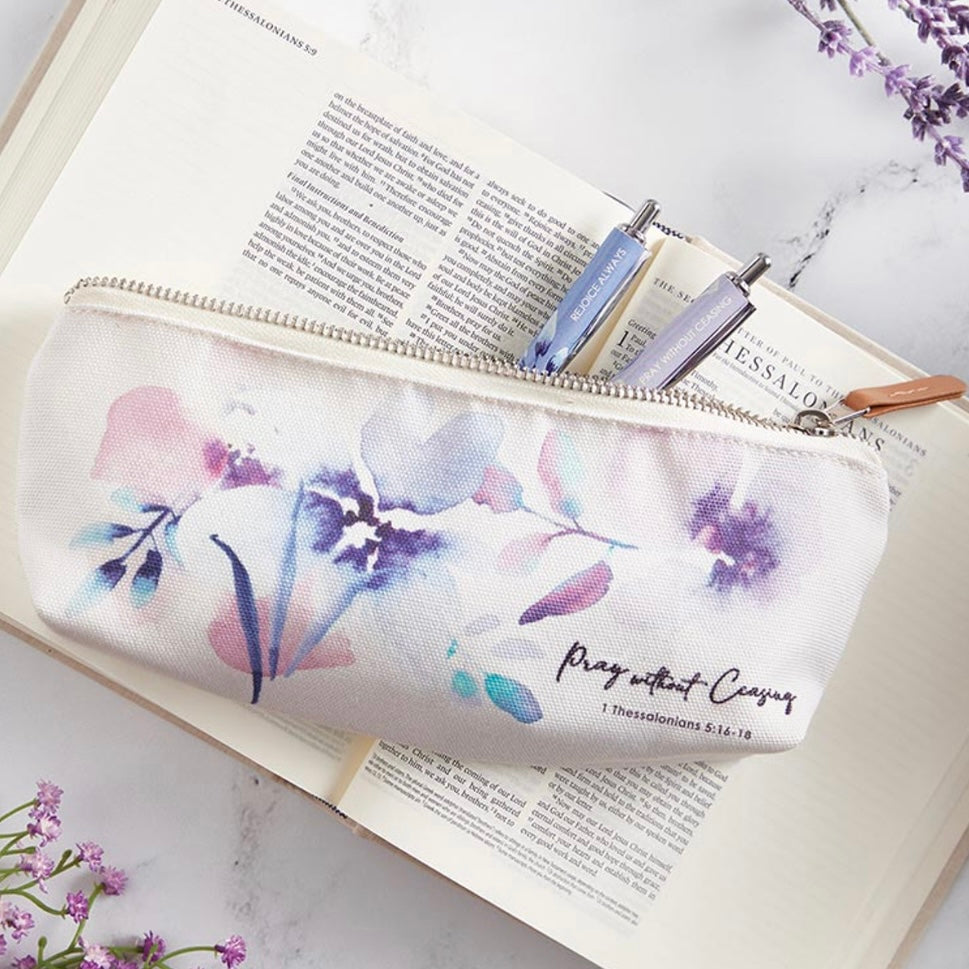 Pencil Pouch - Pray Without Ceasing