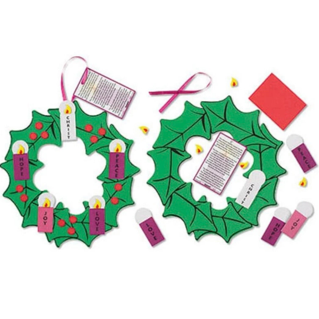 Hanging Advent Wreath Craft Kit