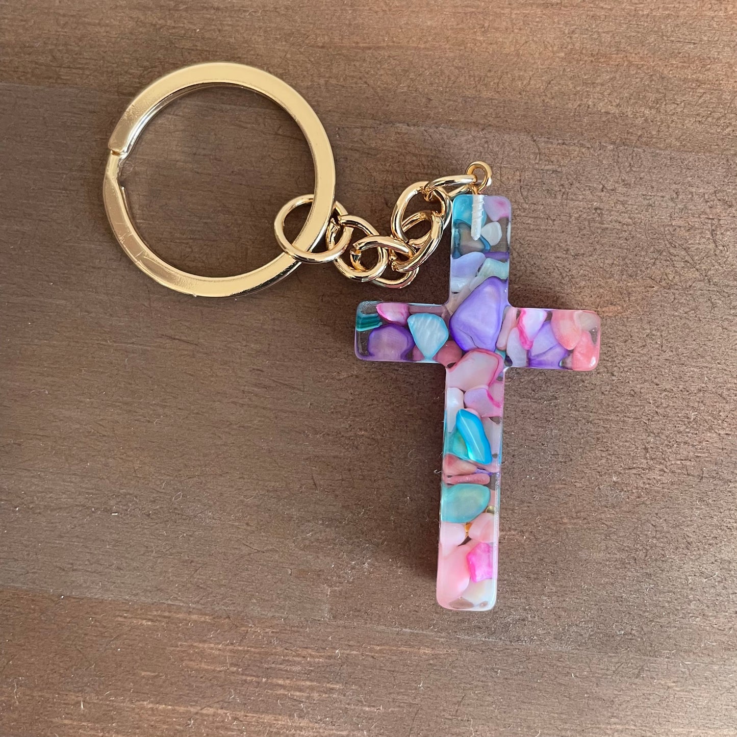Acrylic Cross Keyrings