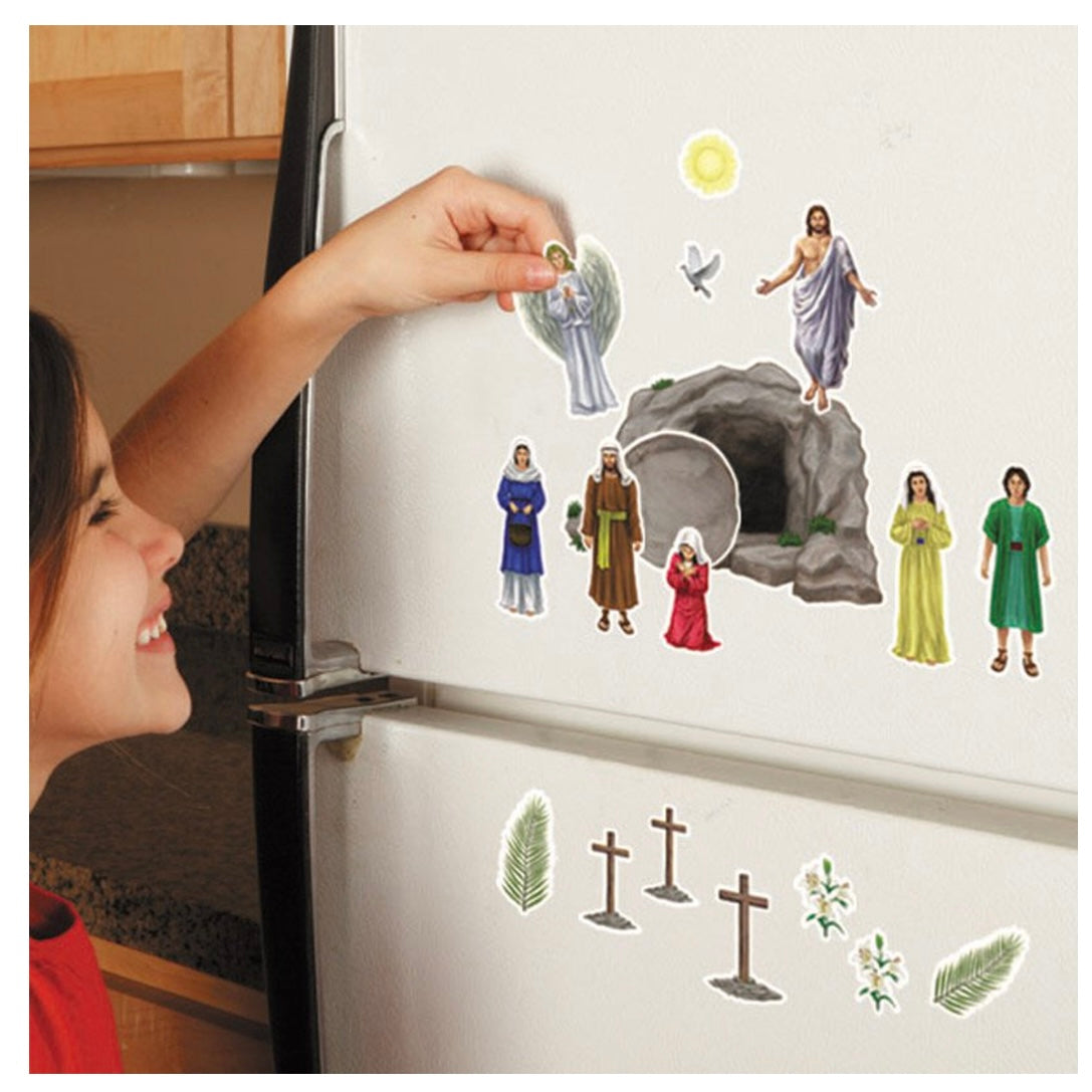 The Easter Story Magnet Set