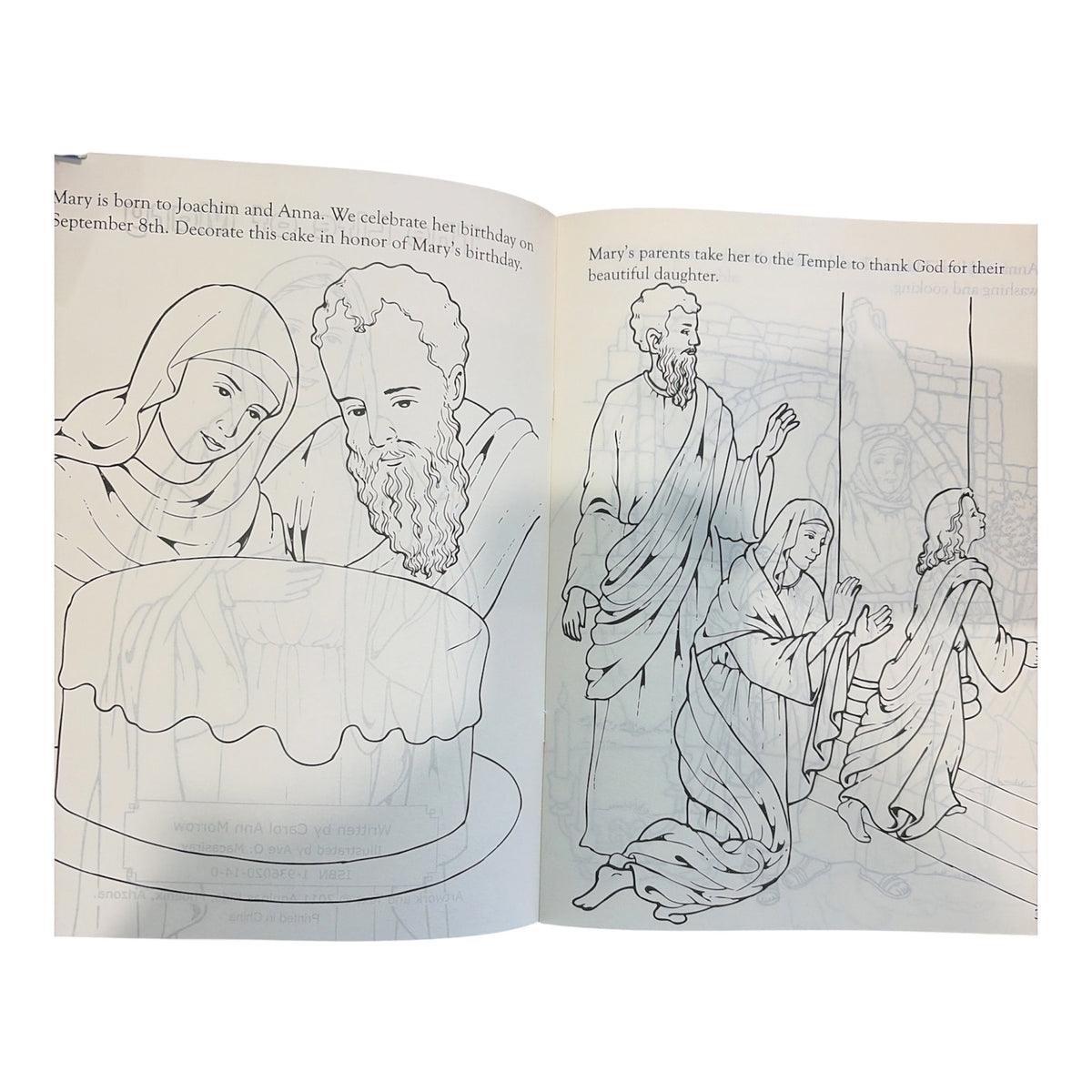 The Life Of Mary Colouring Book