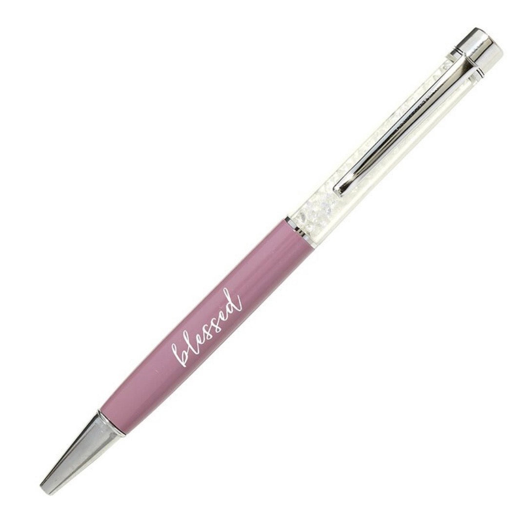 Blessed is She Who Has Believed Crystal Pen