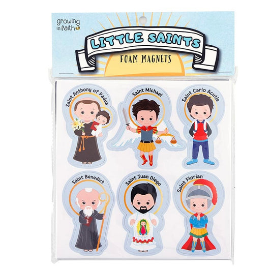 Saints for Boys Foam Magnets