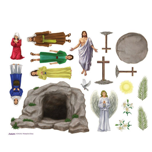 The Easter Story Magnet Set