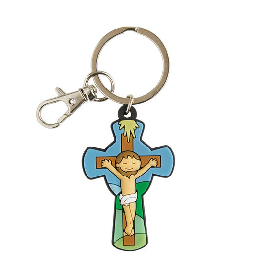 Tiny Devotions Crucifix Key Chain