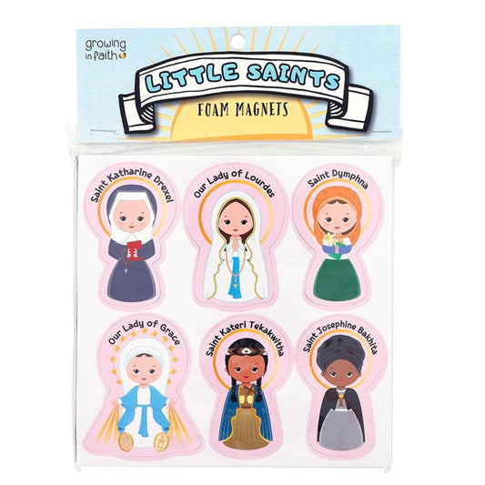 Saints for Girls Foam Magnets