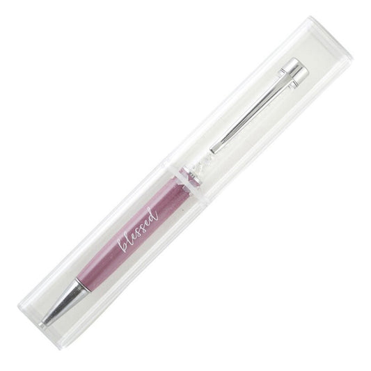 Blessed is She Who Has Believed Crystal Pen