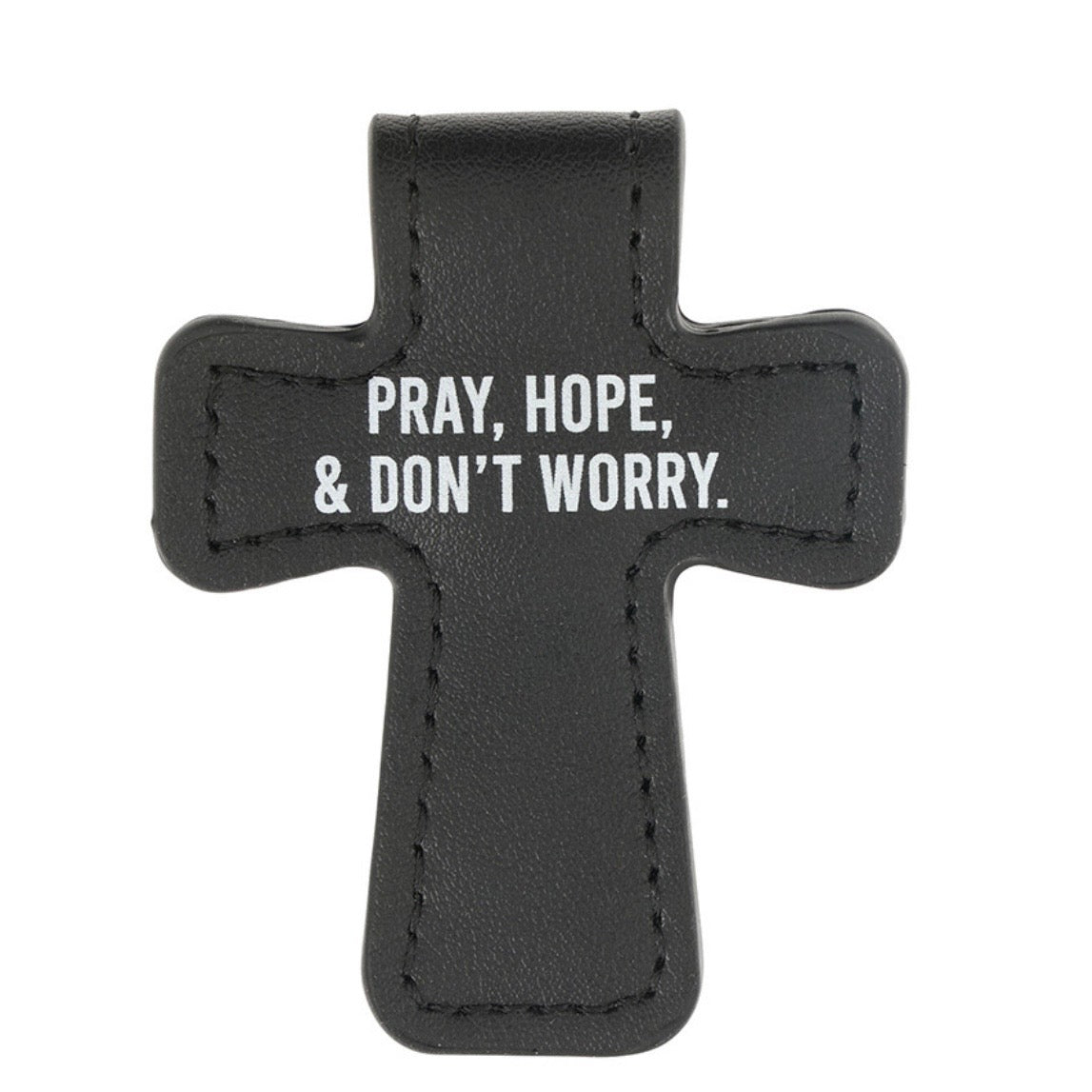 Bookmark - St. Pio Pray, Hope, Don't Worry Cross Magnetic
