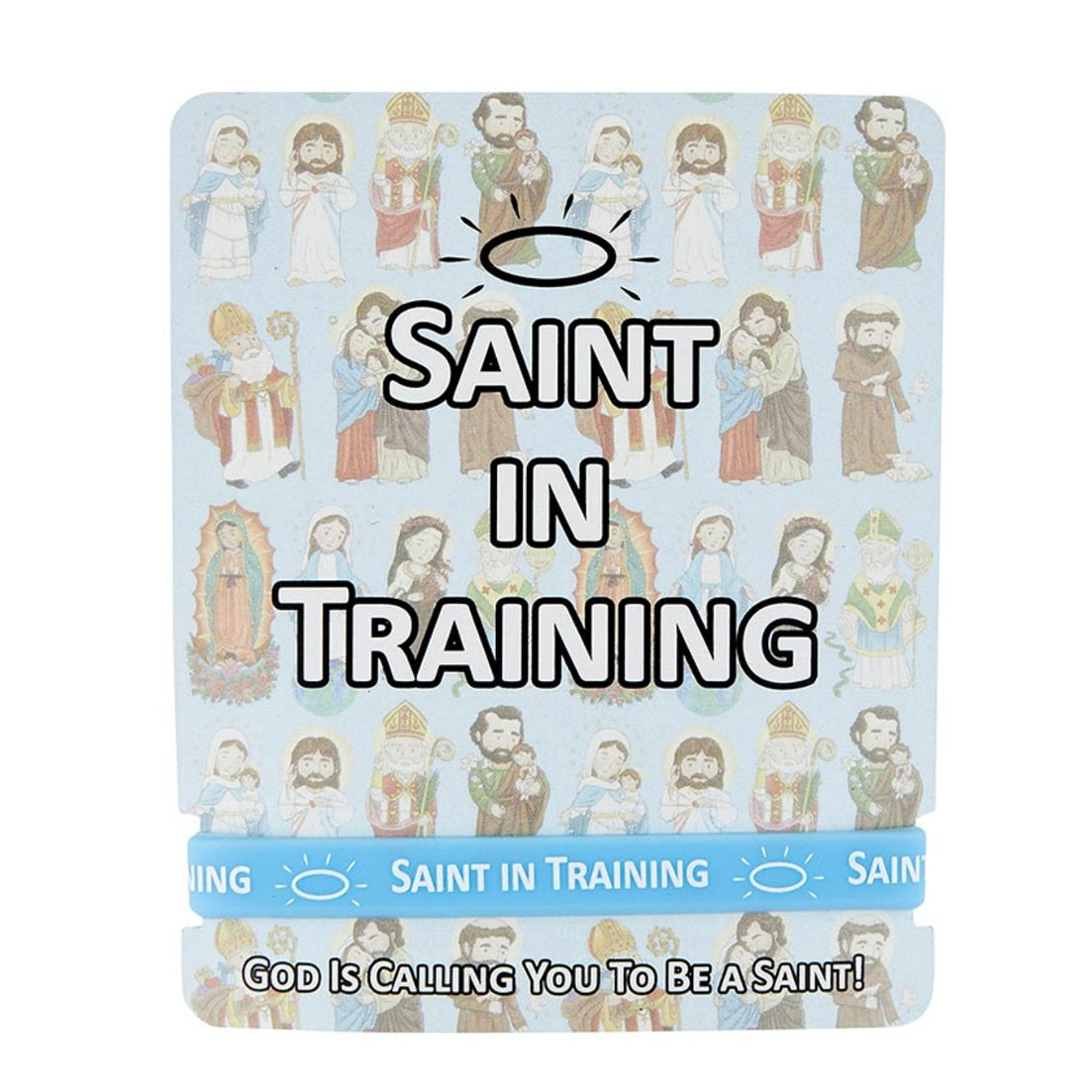 Mini Saints Saint in Training Silicone Bracelet