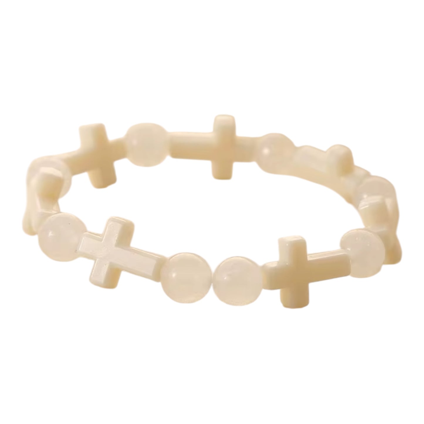 Cross Beaded Children’s Bracelet