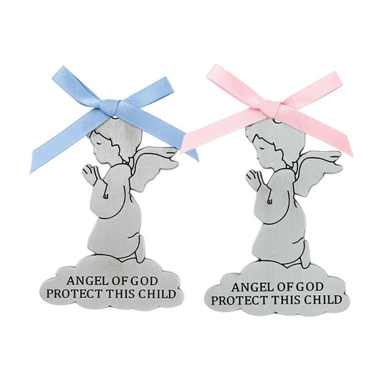 Angel of God Crib Medal