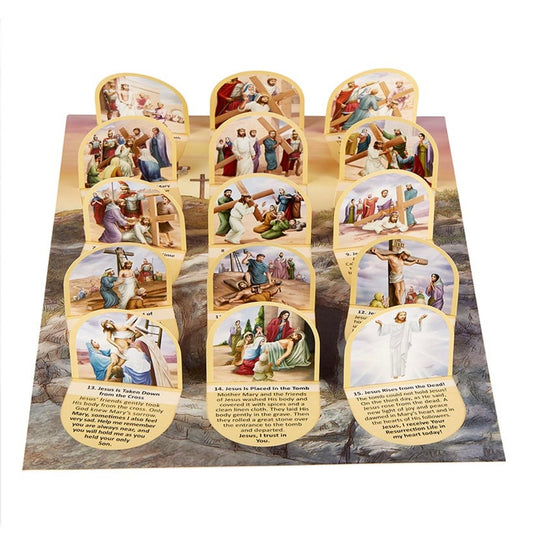 Stations of the Cross Pop-Up Card