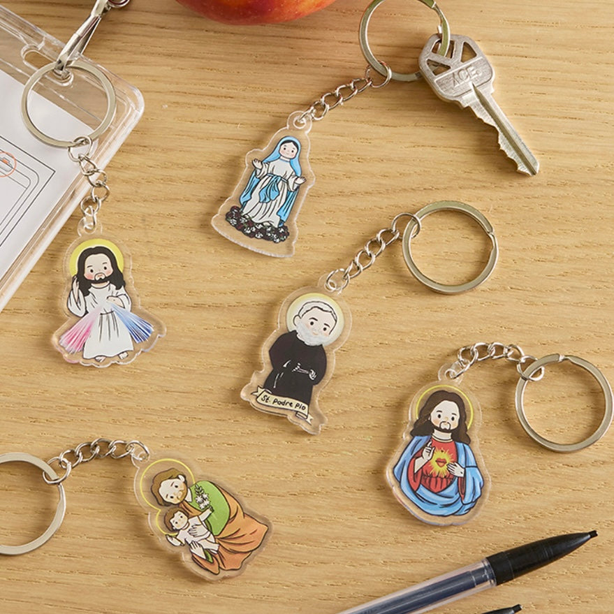 Holy Acrylic Key Chain