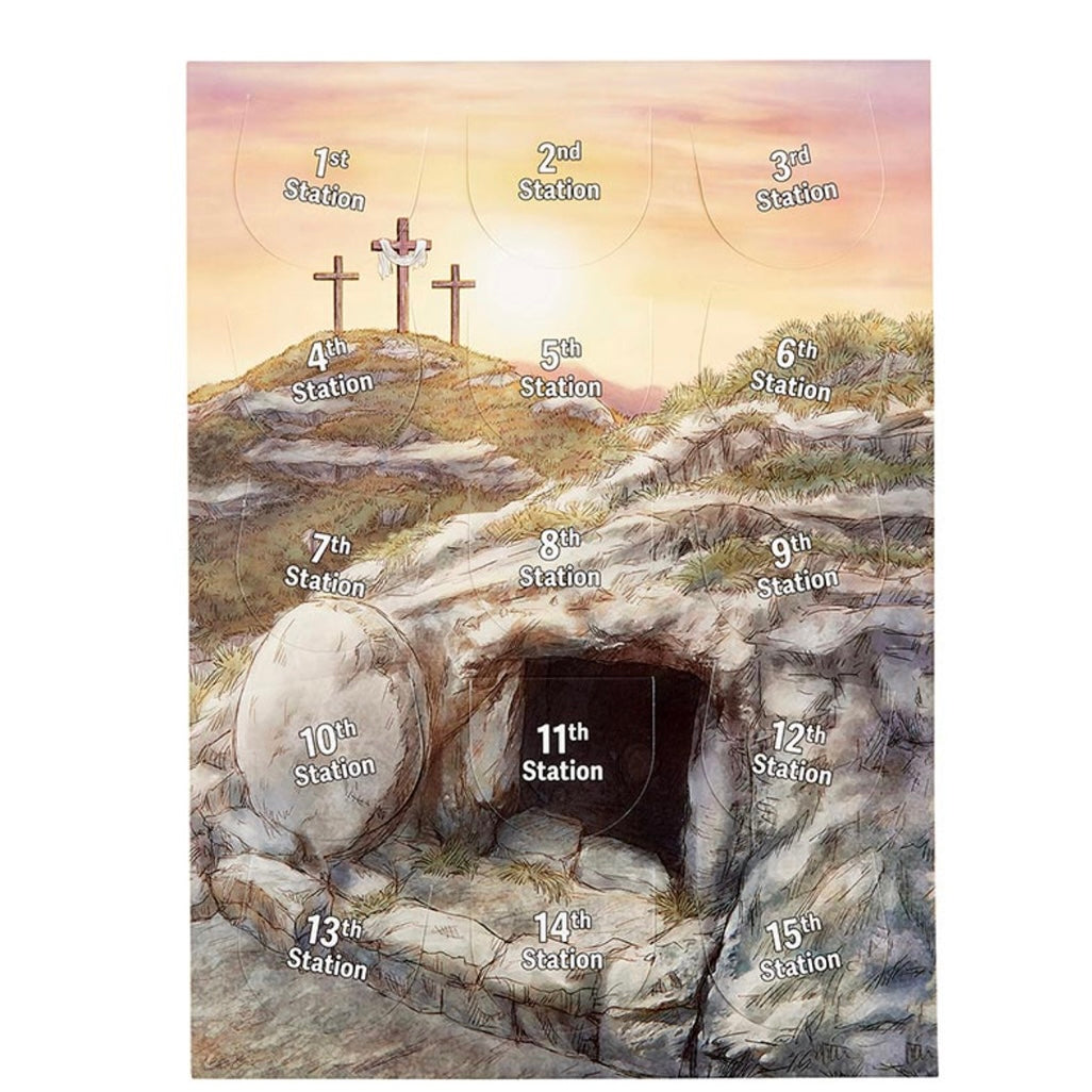 Stations of the Cross Pop-Up Card