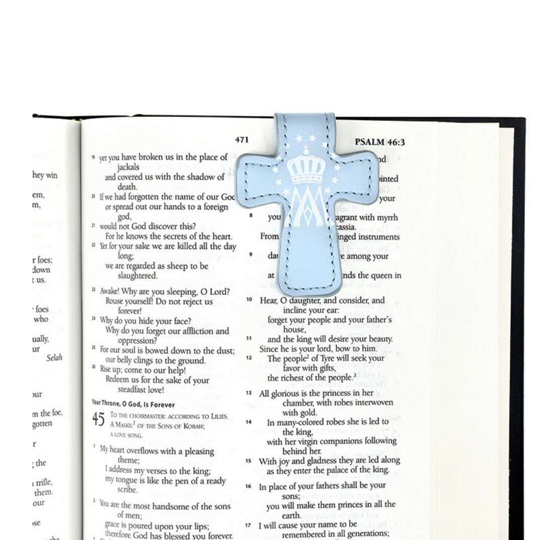 Bookmark - Our Lady of Grace Hail Mary Cross Magnetic