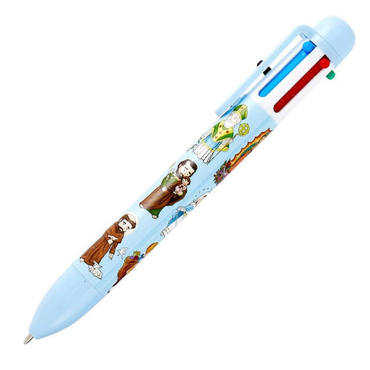 Mini Saints Six-colour Shuttle Pen