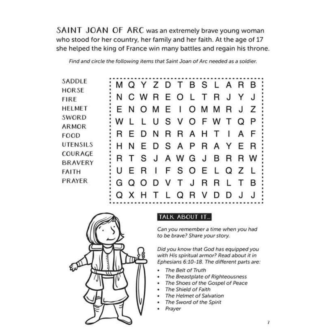 Aquinas Kids The Saints Activity Book