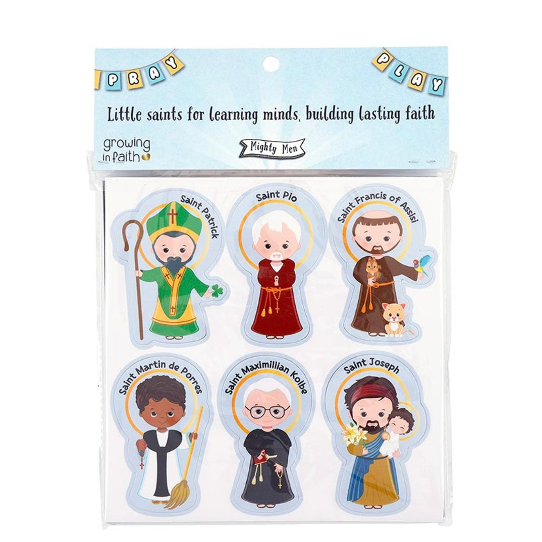Saints for Boys Foam Magnets