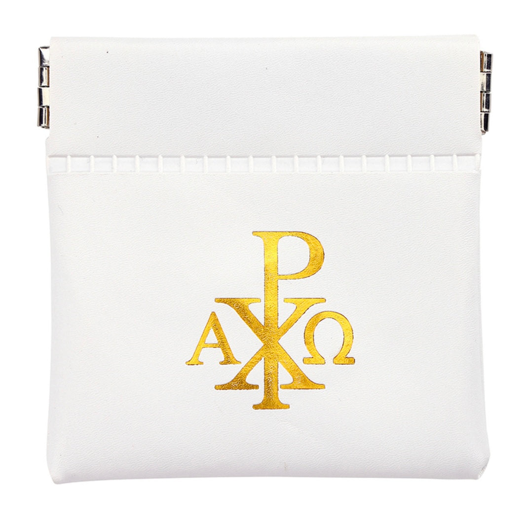 Chi Rho Squeeze Top Rosary Case Assortment