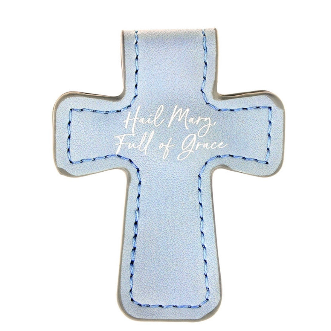 Bookmark - Our Lady of Grace Hail Mary Cross Magnetic