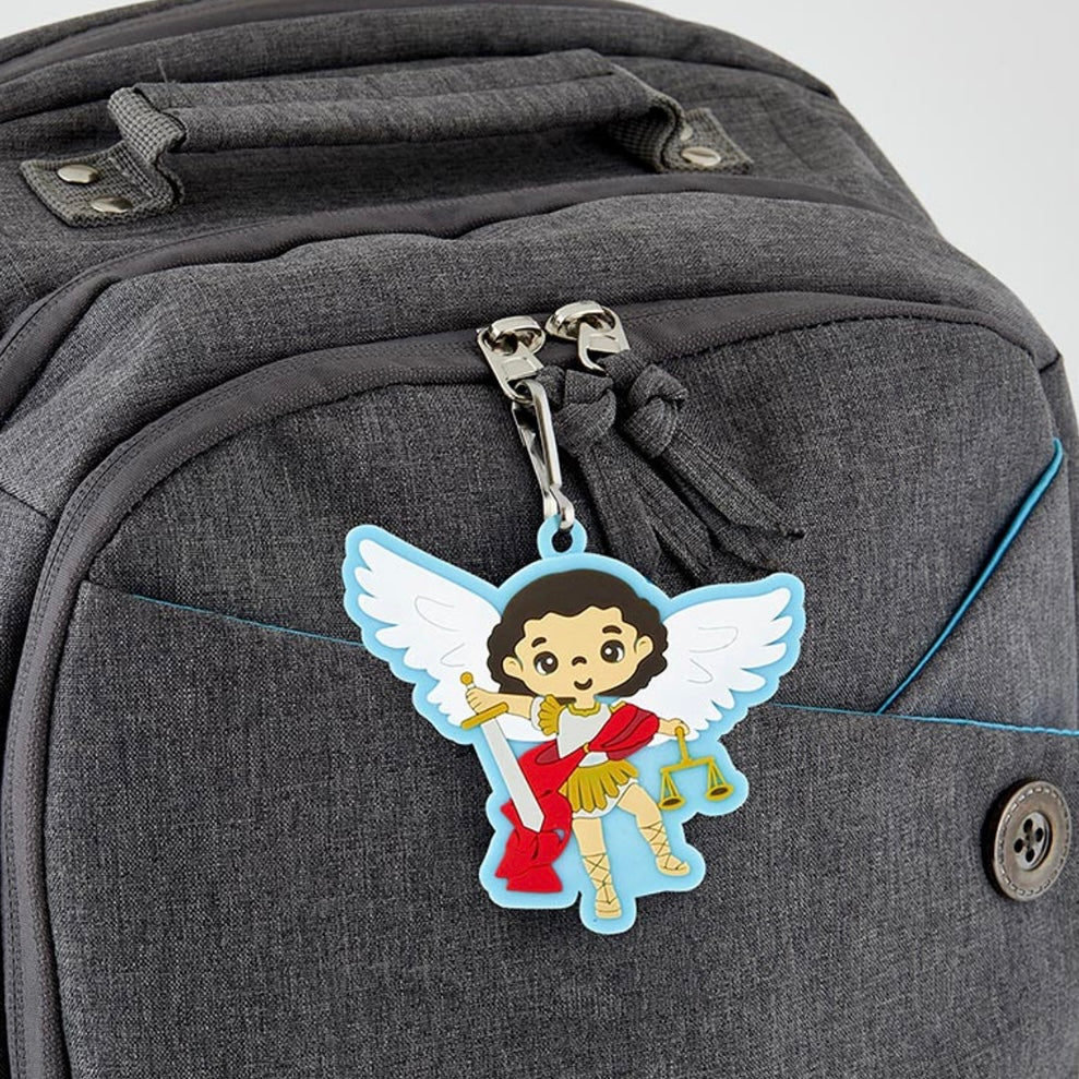 Saint Michael Backpack Tag
