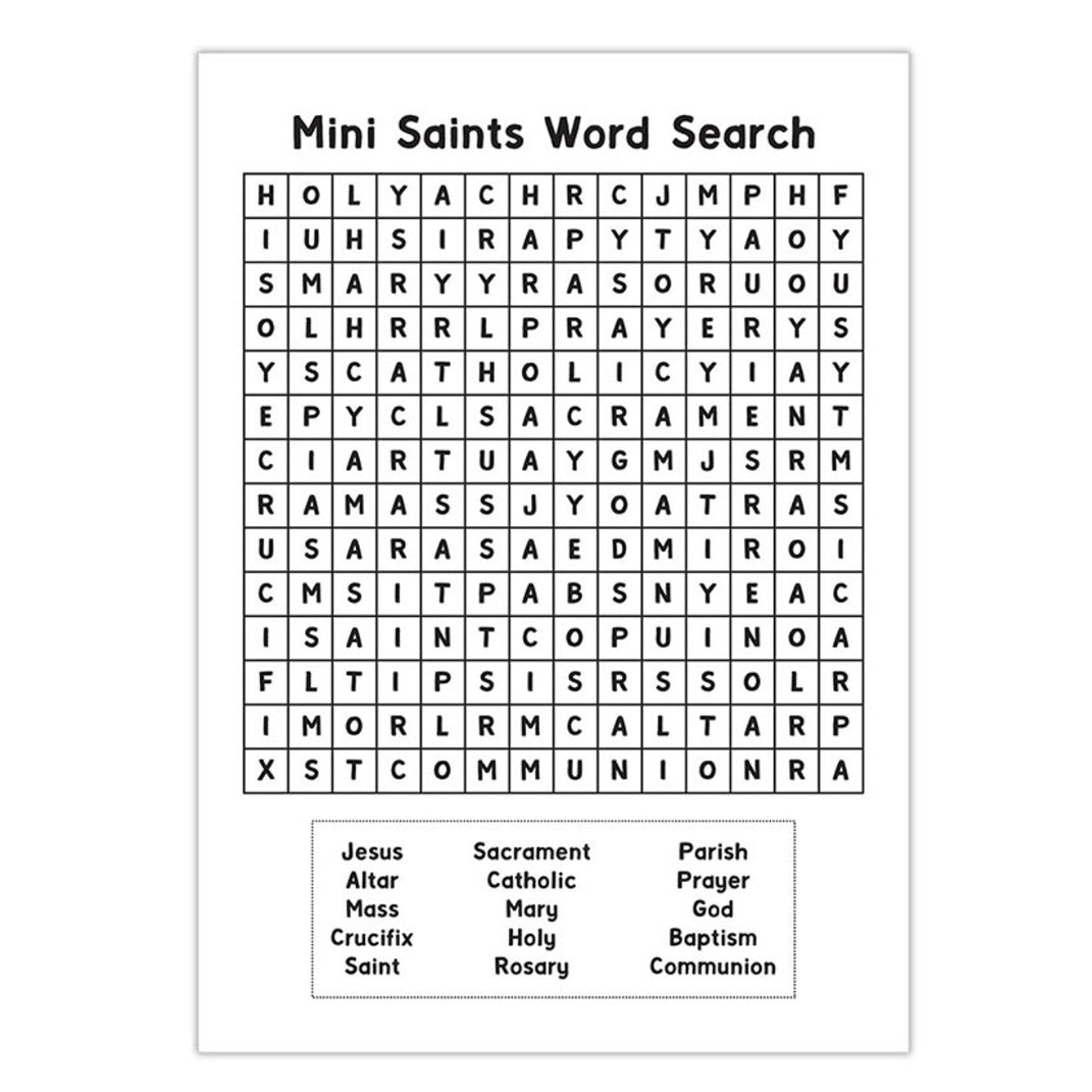 My Mini Saints Activity Book