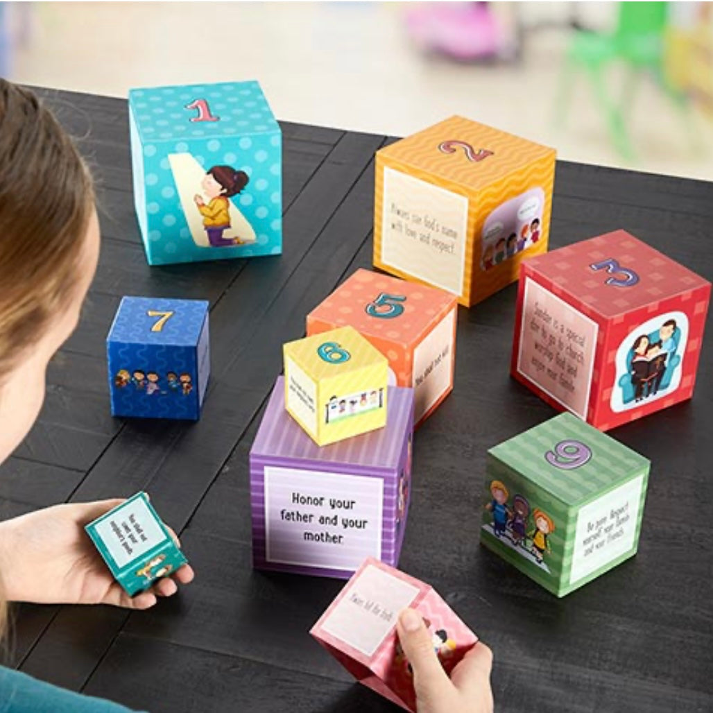 10 Commandments Nesting Blocks
