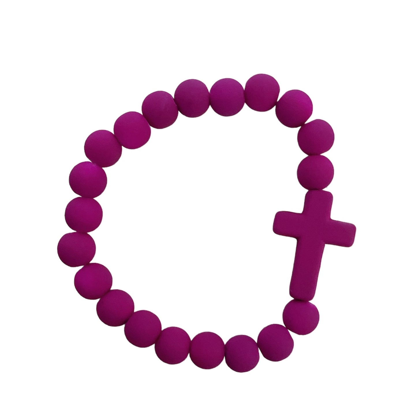 Children’s Cross Rubber Bracelets