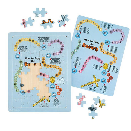 How to Pray the Rosary 48pc Puzzle