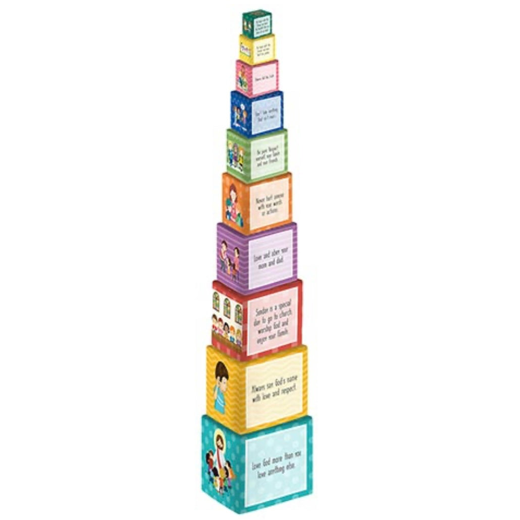 10 Commandments Nesting Blocks